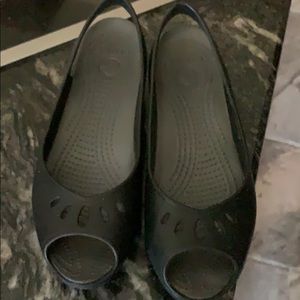 Crocs black Mabyn wedges